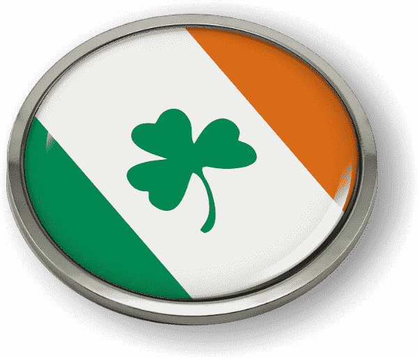 Irish Shamrock - Flag - Country Emblem